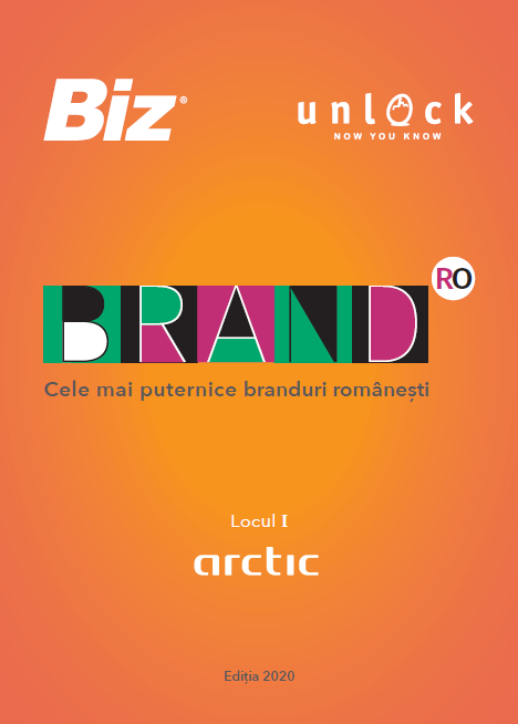 Arctic Cel mai puternic brand romanesc - BrandRO (2020)